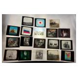 Antique 'Magic Lantern' Glass Educational Slides