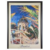 Framed Florida Sunfest 2001 Jim Gerard Holehouse P
