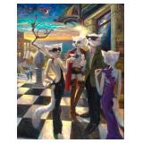 S&N Ivan Clarke 'Catside Cocktails' Large Giclï¿½e
