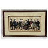 Framed Plate 1 'Gentleman's Magazine' London: 1856