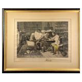 James Dobie 'A Little Mortgage' Engraving After Wa
