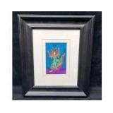 Framed Digital Art 'She Who Has a Great Attitude'