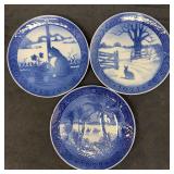 Royal Copenhagen Denmark 1970's Plate Set Kai Lang