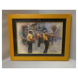 'Street Jam' Tommy Thompson 1999 42/900 Watercolor