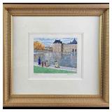 Andre Bardet Signed and Numbered Serigraph, 'Le Ba