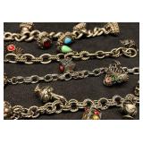 Set of Four Broken Mid Century Etruscan Charm Cost