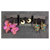 Fun Earrings Fashion Earrings Pink, Blue Chico's