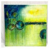 Large Stretched Canvas 'Ball 3' By Julie