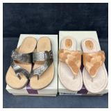 Lot of Two Pairs Clarks Artisan Womenï¿½s Sandals Le