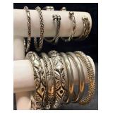 11pc Silver Tone Celestine Argent Costume Jewelry