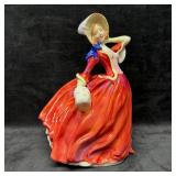 Royal Doulton Autumn Breezes HN1934 Porcelain Lady