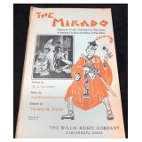 "The Mikado" Song Book - Japanese Comic Operetta i