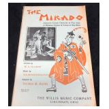 "The Mikado" Song Book - Japanese Comic Operetta i