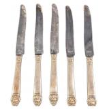 5 Vintage King Cedric Stainless Steel Knives