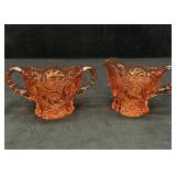 Imperial Glass Co Marigold Pinwheel and Starburst