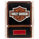 Harley Davidson Lighted Sign Featuring Digital Clo
