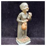 Vintage Ceramic Old Lady Figurine