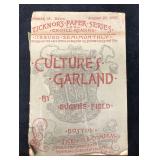 August 20, 1887 - 1st Edition - "Culture