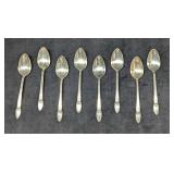 Eight Vintage Rogers Bros First Love Spoons