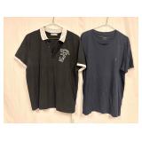 2PC Gianni Versace and All Saints Mens Black and W