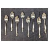 8 Vintage Rogers Bros First Love Spoons