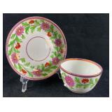 Antique Pink Lustrewareï¿½Cup & Saucer