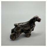 Cocker Spaniel Dog Silver Charm Mini Figure X88