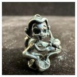 Whimsical Style Elf Pixie Silver Ring Unmarked V30