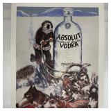 Print Signed and Numbered Absolut Statehood Alaska