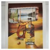 Signed and Numbered Absolut Vodka Statehood Montan