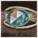 Alpaca Mexico Turquoise Composite and Mother of Pe