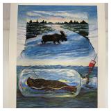 Signed and Numbered Absolut Statehood Maine Suzann