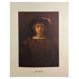 A Charming Portrait by Rembrandt Artist's Son Titu