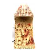 Vintage MCM Chalkware Lamp 'Can't You Talk'
