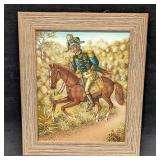 Framed Original Serge Moléon Blaise Oil On Canvas