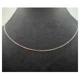 24' Sterling Snake Chain Bracelet