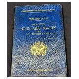 Leather Bound Memoires D'un Aide-Major Book