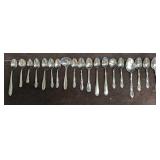 19 Vintage Assorted Stainless Steel Spoons