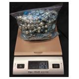 1.15 LB of Broken Blue Beaded Necklaces for Crafti