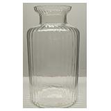 Vintage 16" Glass Clear Floor Vase