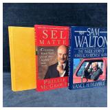Lot of 3 Hardcover Books Self Matters Sam Walton L