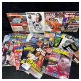 NASCAR Magazine and Racing Publication Lot Sports