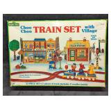 Sesame Street Wind-up Choo-Choo Train Village Play