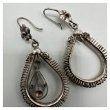 Ethnic Tribal Style Craftmanship Silverwork CZ Flo