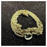 14K Yellow Gold Small Rope Chain V76