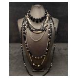 5pc Monochromatic Necklace Lot