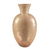 15" Decorative Spanish Glass Floor Vase