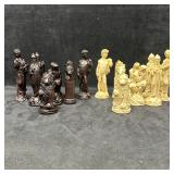 The Classical Chess Set Greek Michelangelo Themes