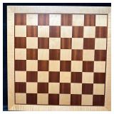 Handcrafted Wooden Chess Board Inlaid Light and Da