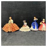 Royal Doulton Porcelain Lady Figurines Group Inclu